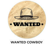 Wanted Cowboy Custom Birthday Party Supplies