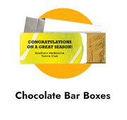 Personalised Sports Team Chocolate Bar Boxes