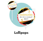 Personalised Congratulations Lollipops