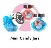 Personalised Candy Jars For Birth Announcements