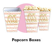 Personalised Popcorn Boxes For Bridal Showers