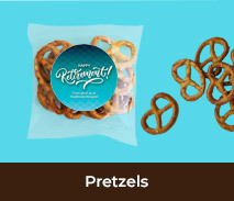 Personalised Pretzel Bags For Retirements