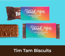 Personalised Thank You Tim Tam Biscuits