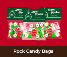 Personalised Rock Candy Bags For Christmas