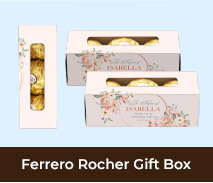 Custom Ferrero Rocher Boxes For Christening