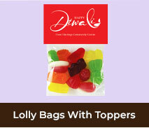 Diwali Lolly Bag with Topper