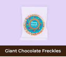 Personalised Diwali Giant Chocolate Freckles