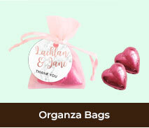 Personalised Organza Bags For Engagements