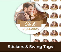 Custom Stickers And Swing Tags For Engagements