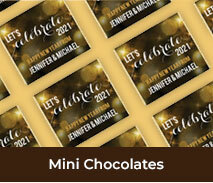 New Years Eve Mini Chocolates