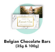 Chocolate Bar Wedding Favours