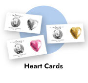 Personalised Heart Cards For Funerals