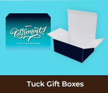 Custom Tuck Gift Boxes For Retirement Parties