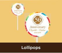 Personalised Lollipop For Wedding Anniversaries