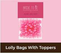 Hens Night Lolly Bag with Topper