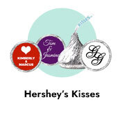 Personalised Hershey Kisses For Weddings