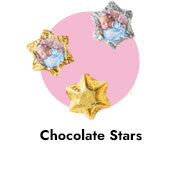 Personalised Birth Announcement Chocolate Stars