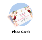 Custom Place Cards For Christenings