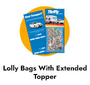 Lolly Bags With Extended Toppers