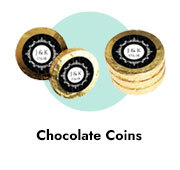 Chocolate Coin Wedding Favours