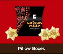 Custom NAIDOC Week Pillow Boxes