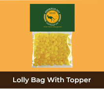 Australia Day Lolly Bag with Topper