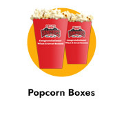 Personalised Popcorn Boxes For Sports Teams