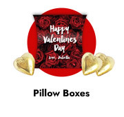 Custom Pillow Boxes For Valentines Day