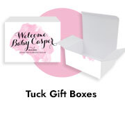 Tuck Gift Boxes For Birth  Announcements
