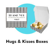 Custom Thank You Hugs And Kisses Boxes