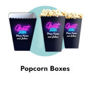 Personalised Congratulations Popcorn Boxes