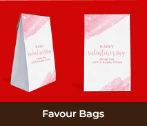 Custom Favour Bags For Valentines Day