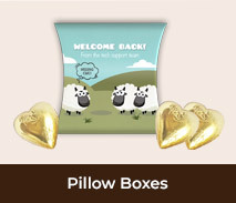 Welcome Back Personalised Pillow Boxes