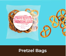 Thank You Themed Pretzel Bags