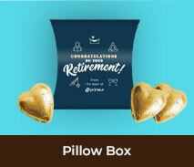Personalised Retirement Pillow Boxes