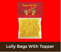 Chinese New Year Lolly Bag with Topper