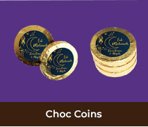 Personalised Gold Chocolate Coins For Eid