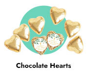Custom Foil Chocolate Hearts For Confirmations