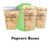 Personalised Popcorn Boxes For Fathers Day