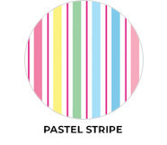 Pastel Stripe Personalised Birthday Party Supplies