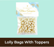 Confirmation Lolly Bag with Topper