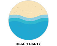 Beach Party Theme Birthday Favours