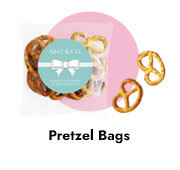 Custom Pretzel Bags For Bridal Showers