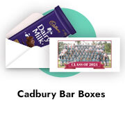 Custom Graduation Cadbury Bar Boxes