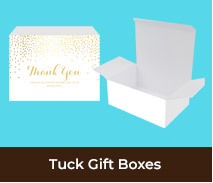 Personalised Thank You Tuck Gift Boxes