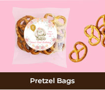 Custom 1st Birthday Pretzel Bags