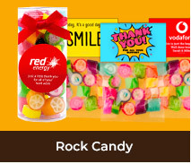 Promotional Rock Candy Bags And Tubes