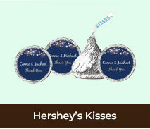 Custom Hersheys Kisses For Engagement Parties