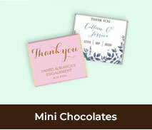 Engagement Mini Chocolates