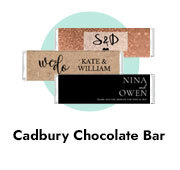Persoalisde Cadbury Wedding Chocolate Bars